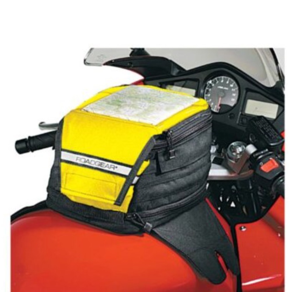 New ROADGEAR magnetic sport tank bag yellow black